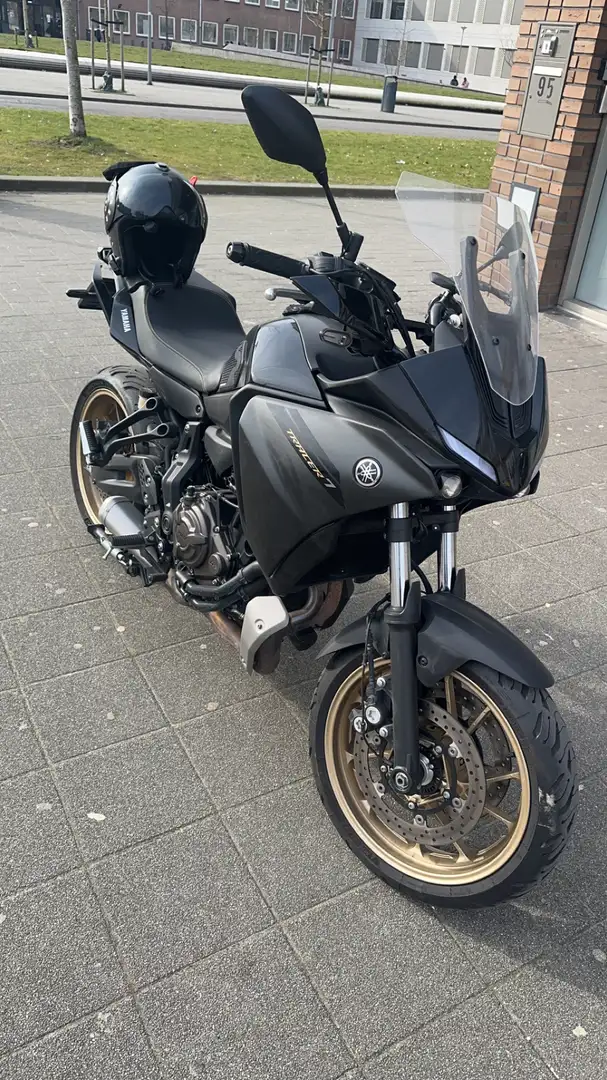 Yamaha Tracer 7 2023 met uitgleidschade 35kw Zwart - 1