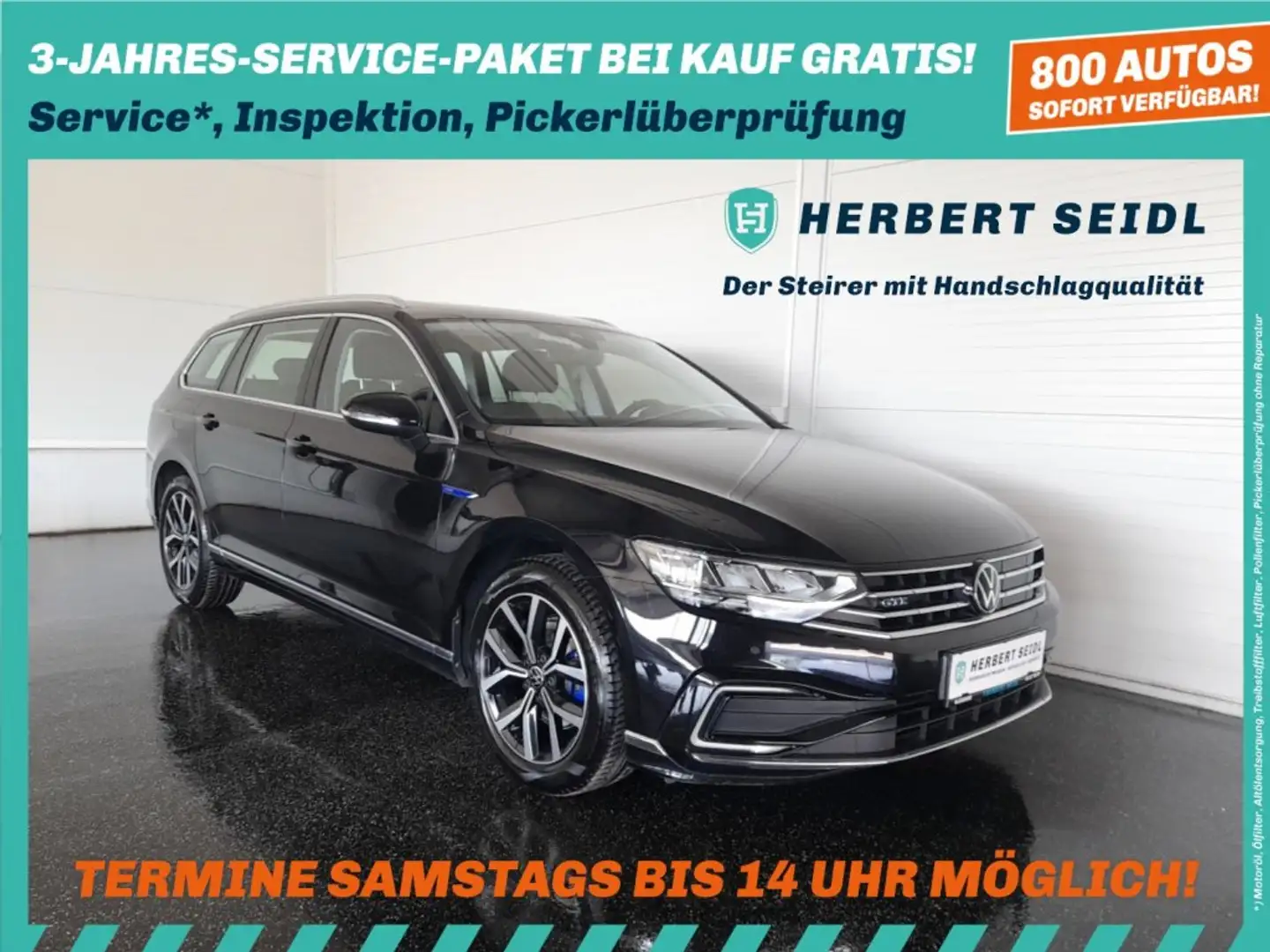 Volkswagen Passat Variant GTE PHEV DSG *SKY / 17 ZOLL / LED / NAVI / ACC / KAMERA / SPORTMASSAGESITZ / TRAVEL ASSIST* Schwarz - 1