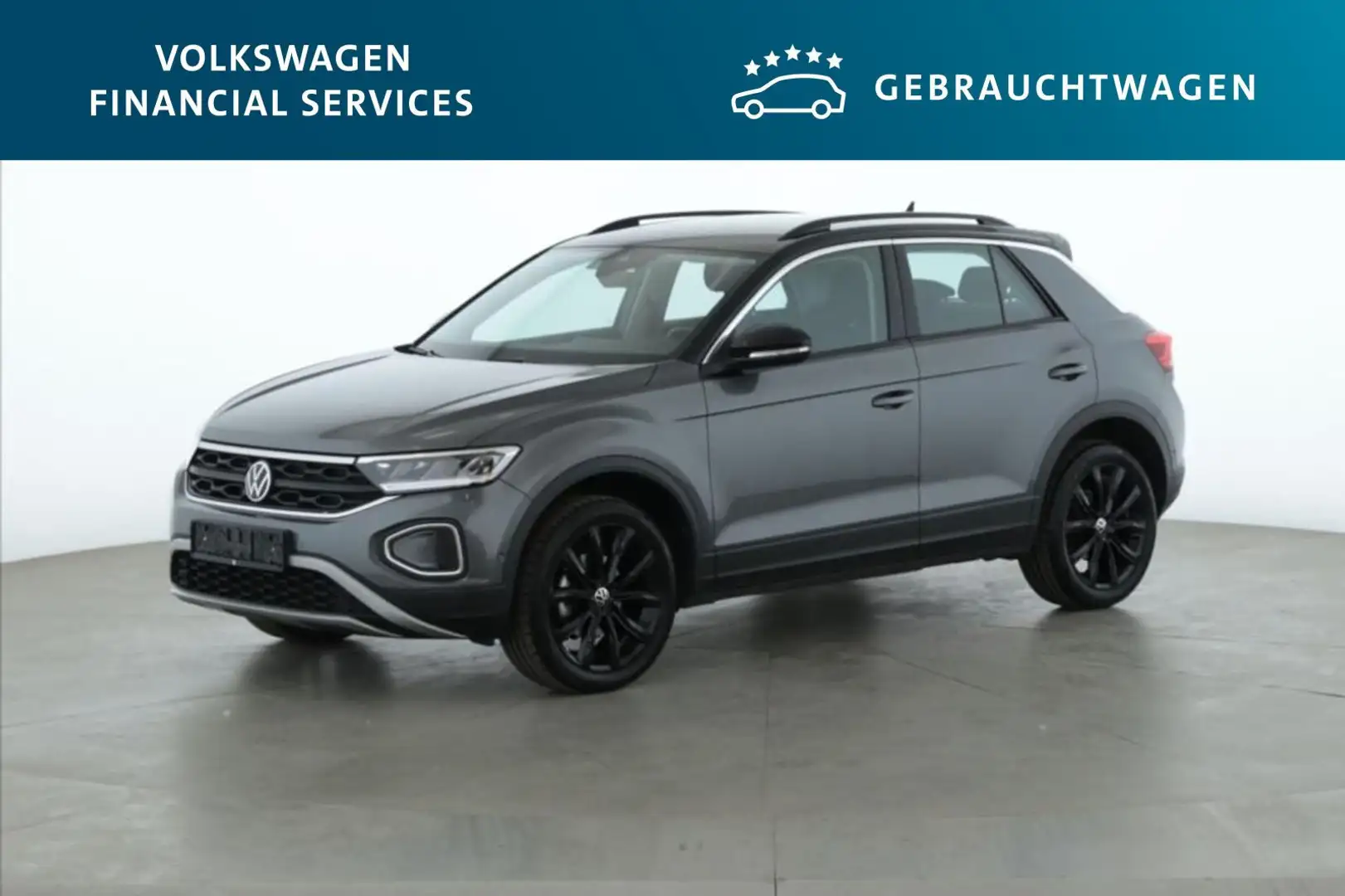 Volkswagen T-Roc Life 1.5 TSI DSG AHK*RFK*PDC*Tempo*Klima Grau - 1