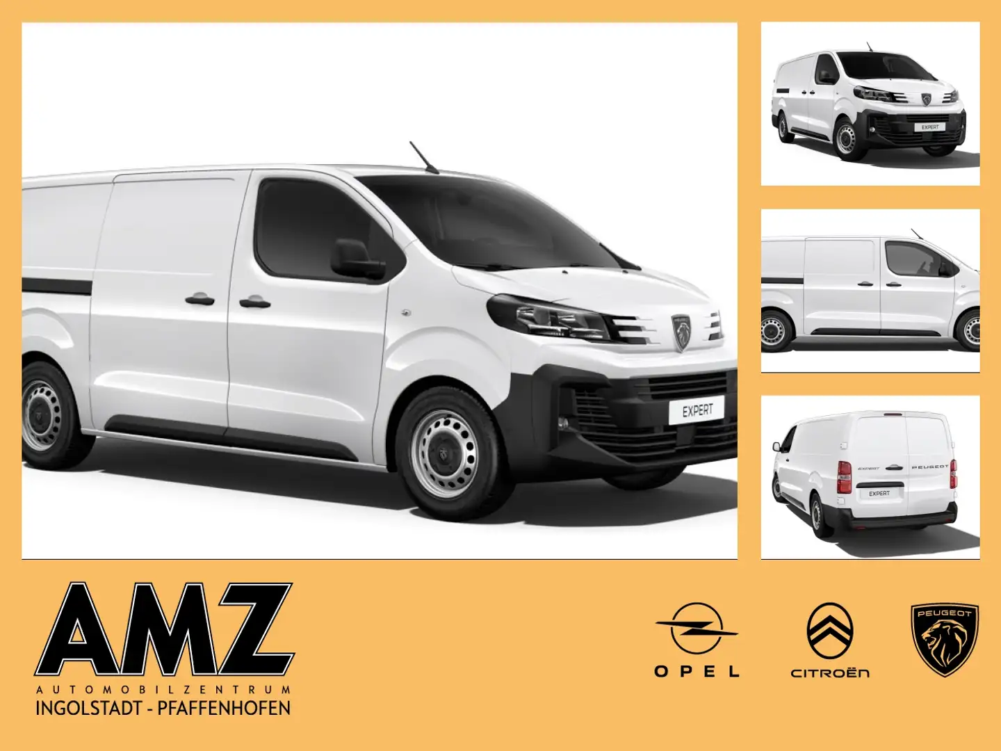 Peugeot Expert Kasten Lang 2.0l D SURROUND VIEW PACK Wit - 1