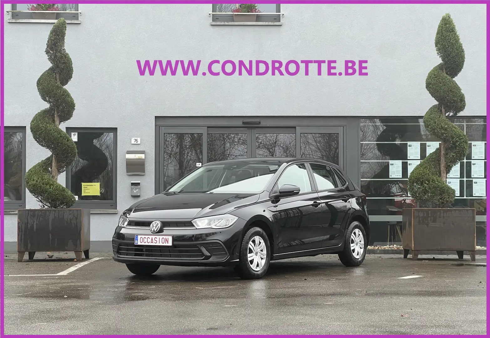 Volkswagen Polo 1.0 LIMITED Zwart - 1