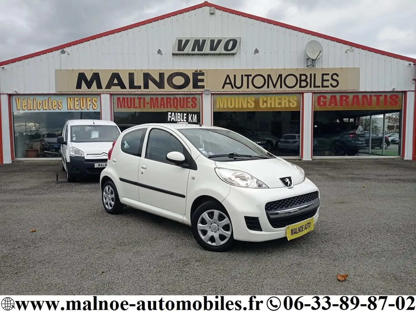 Peugeot 107 1.0 I 70CH BLUE LION ACTIVE + OPTIONS Blanc - 1