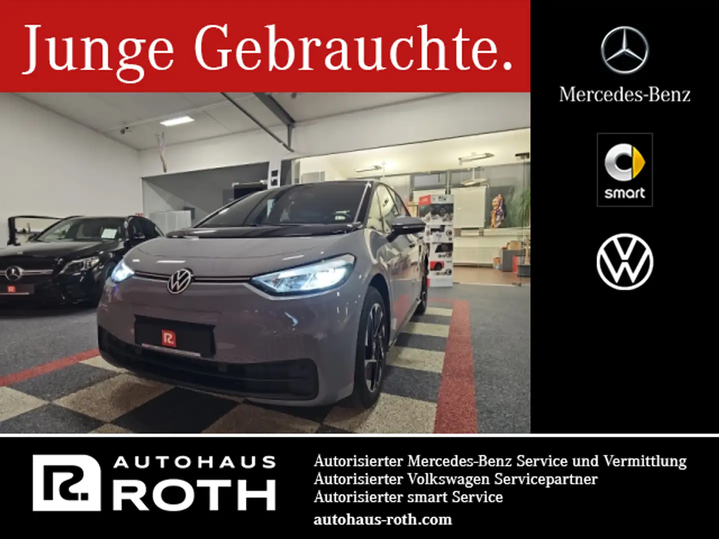 Volkswagen ID.3 ID.3 Pro Performance Navi/Keyless-Start/Klima/LED Gris - 1