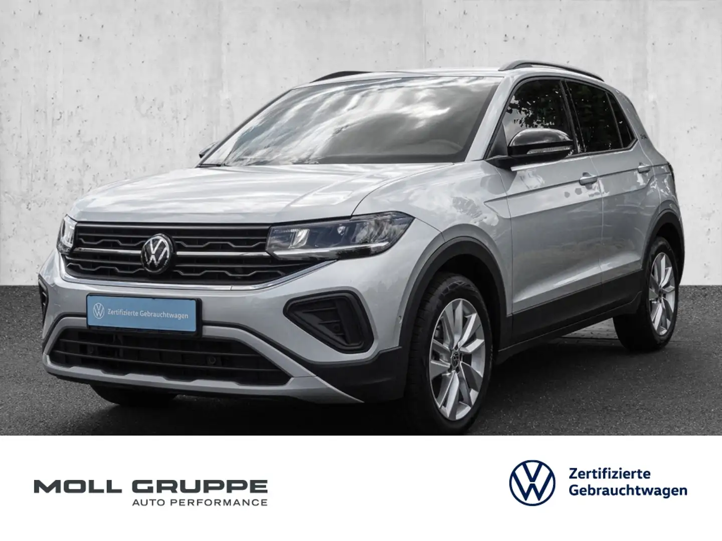 Volkswagen T-Cross 1.5 TSI DSG Life MATRIX 2xKLIMA ACC AUT Zilver - 1