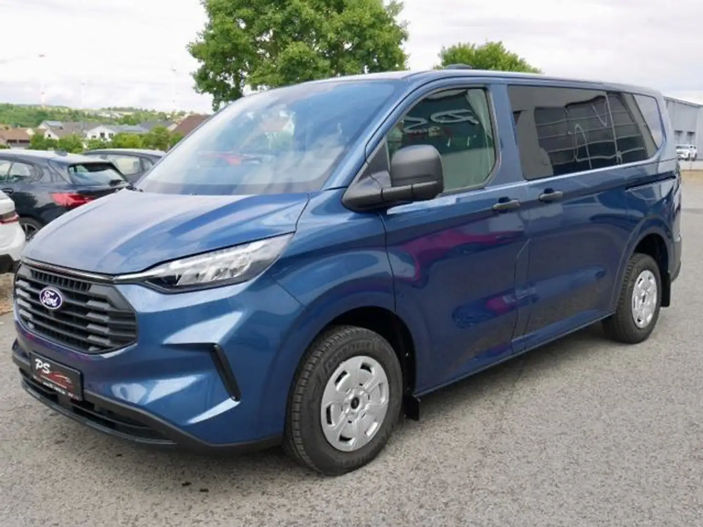 Ford Transit Custom L1 Trend 8-Sitzer + AHK + Kamera Blauw - 1