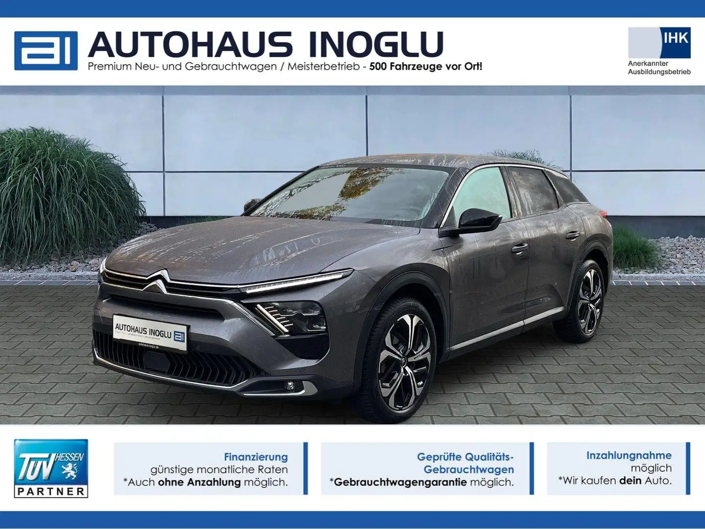 Citroen C5 X PureTech 130 S&S EAT8 Plus*HuD*RKam*Navi* Grey - 1