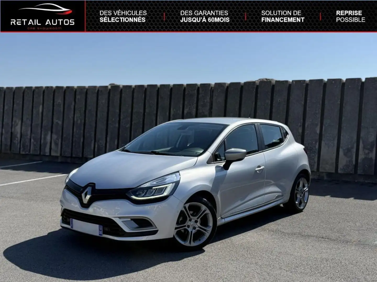 Renault Clio 1.5 Energy dCi - 90 GT Line 17 Gris - 1