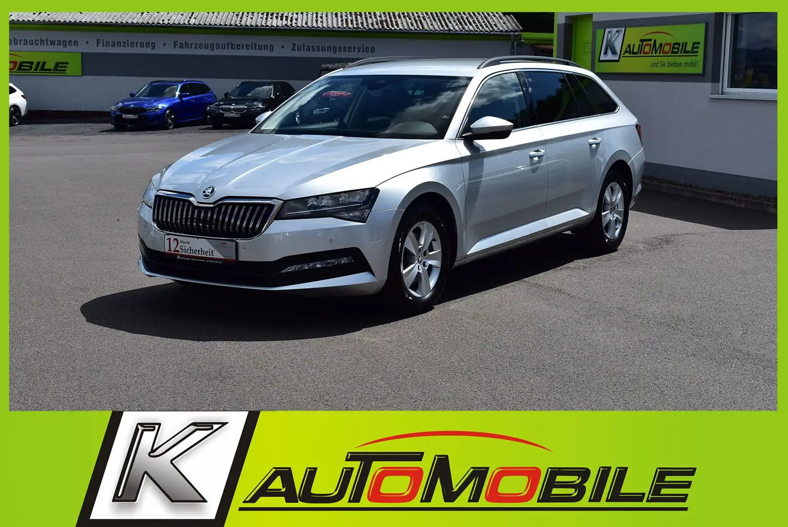 Skoda Superb 2.0 TDI LED+SpoSi+SHZ+DAB+Apple+Navi+ACC Silber - 1