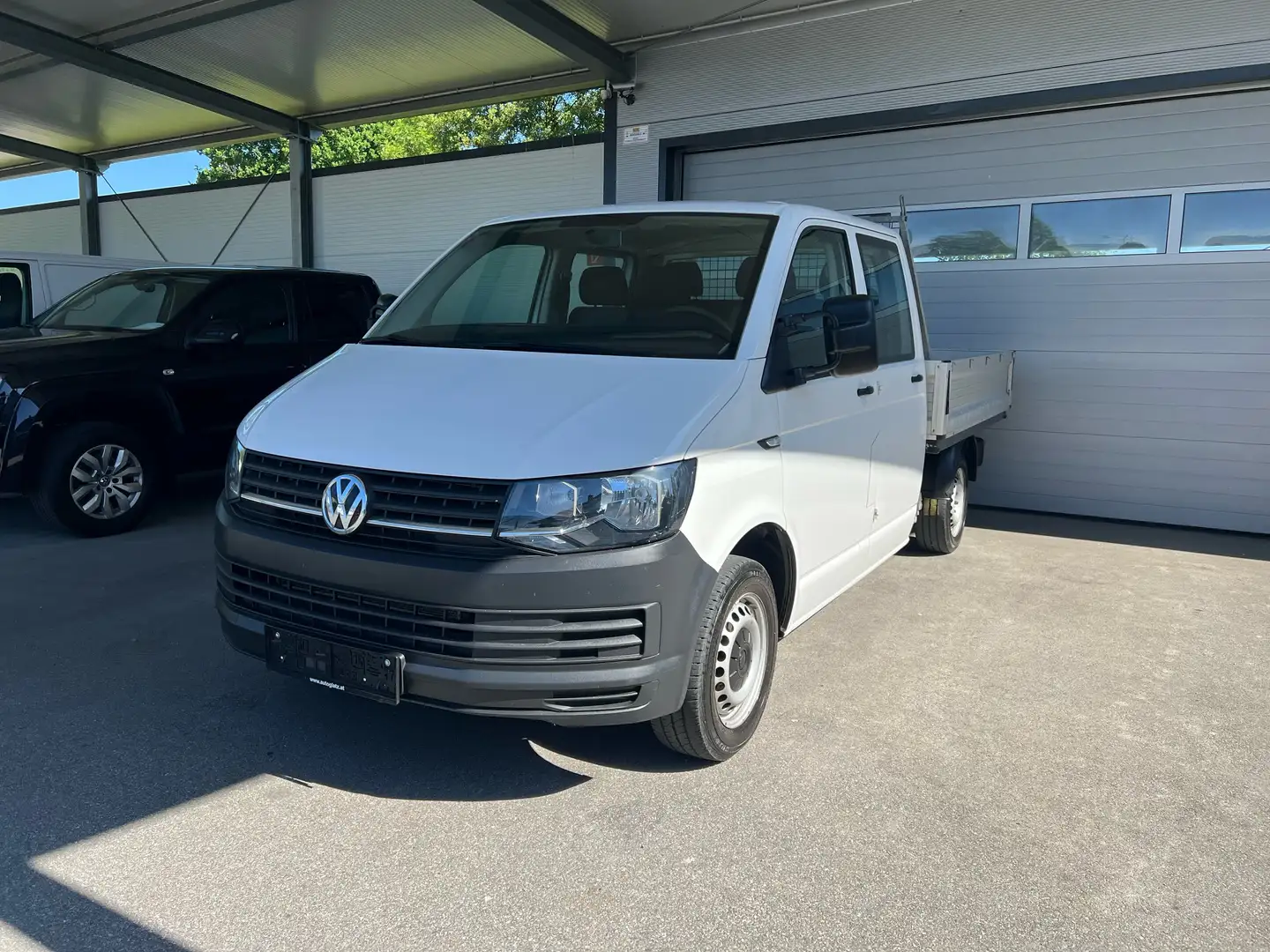 Volkswagen T6 Transporter Doka-Pritsche 2,0 TDI KLIMAANLAGE/AHV/ZGG 3,0t Weiß - 2