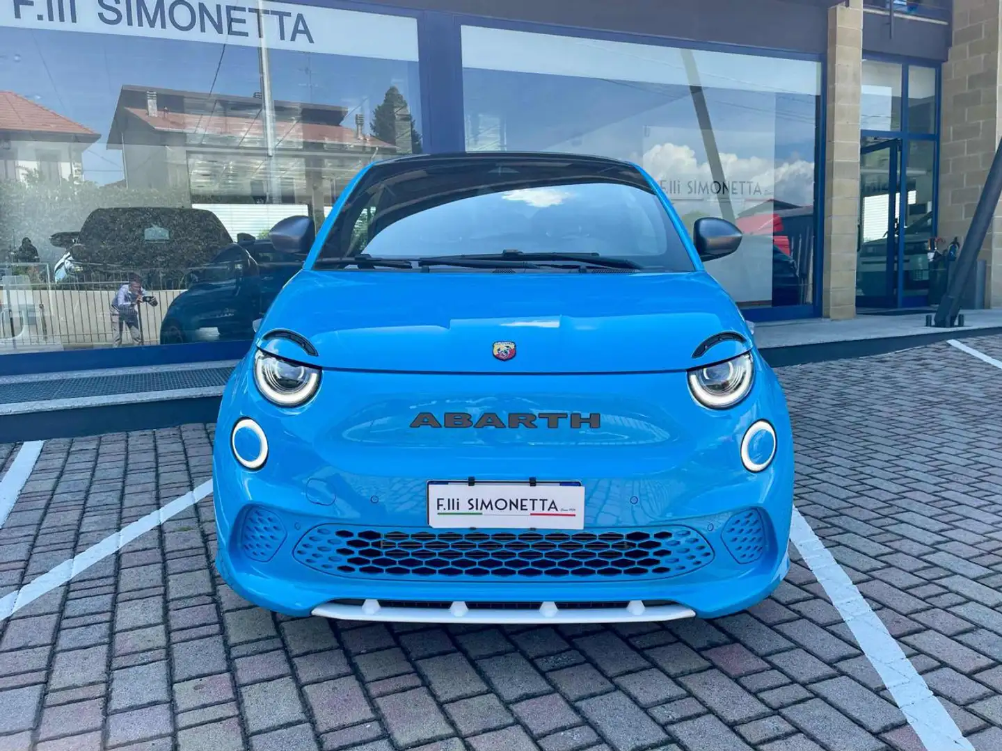 Abarth 500e 42KWH TURISMO Bleu - 2
