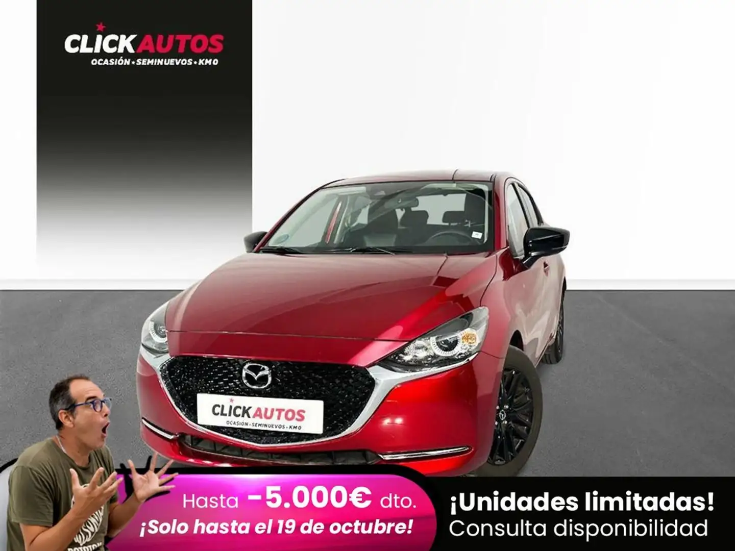 Mazda 2 1.5 e-Skyactiv 90CV MHEV MT Homura Rouge - 1