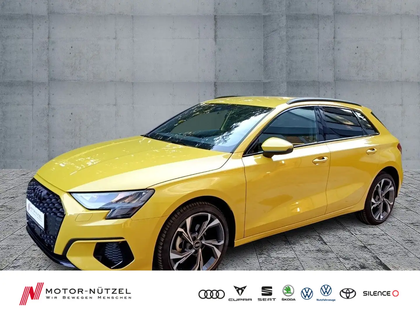 Audi A3 35 TDI S-TR S-LINE LED+NAVI+SHZ+VC Gelb - 1
