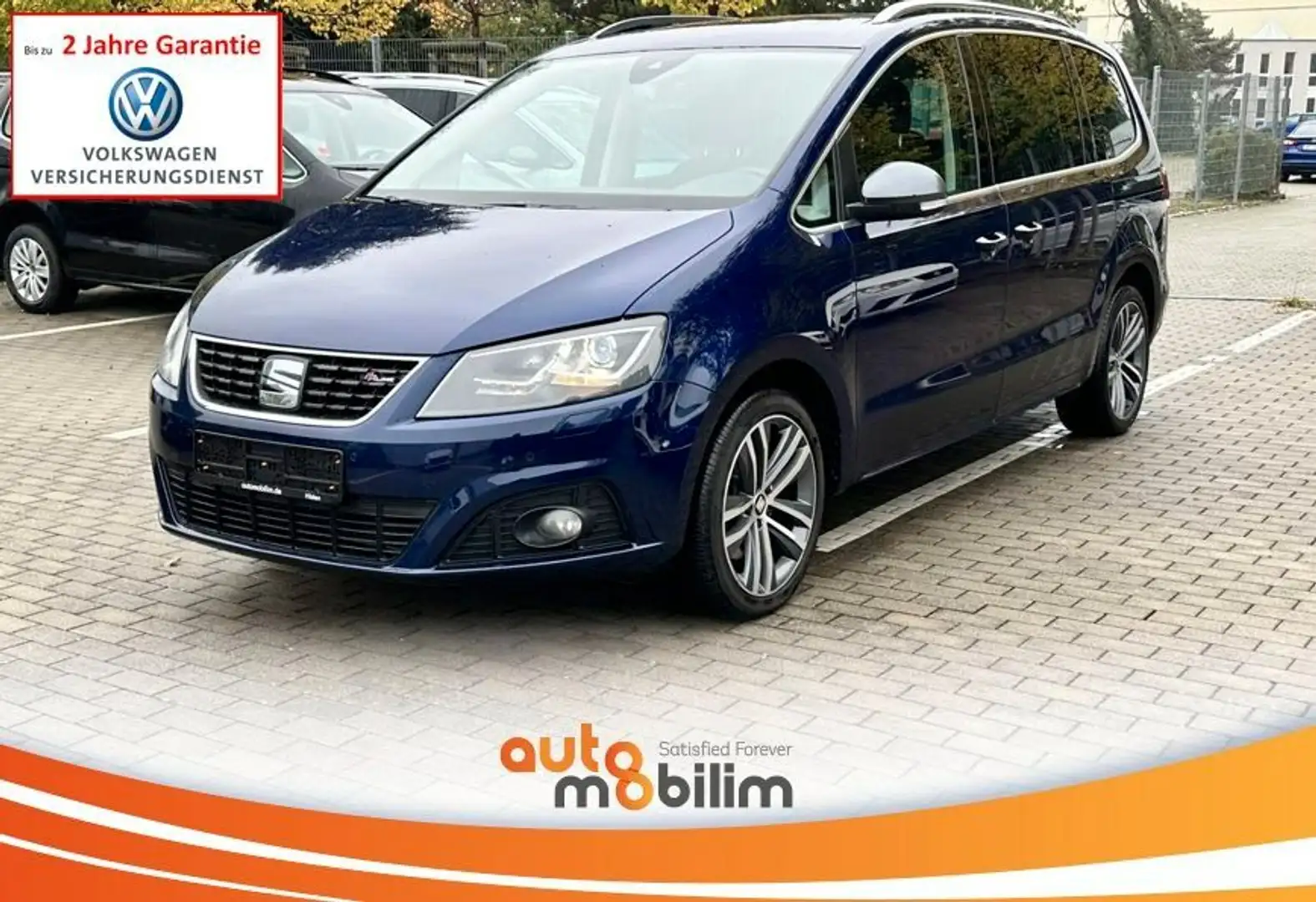 SEAT Alhambra FR Line 2.0 TDI*DSG*7-Sitz*PANOAHK*VOLL Blau - 1