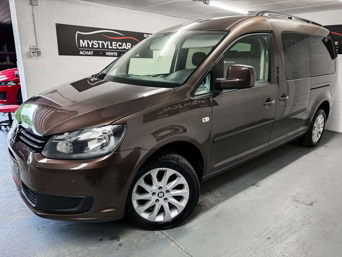 Volkswagen Caddy Caddy 1.6 TDi SCR 7 Places, Garantie 1an Brun - 1