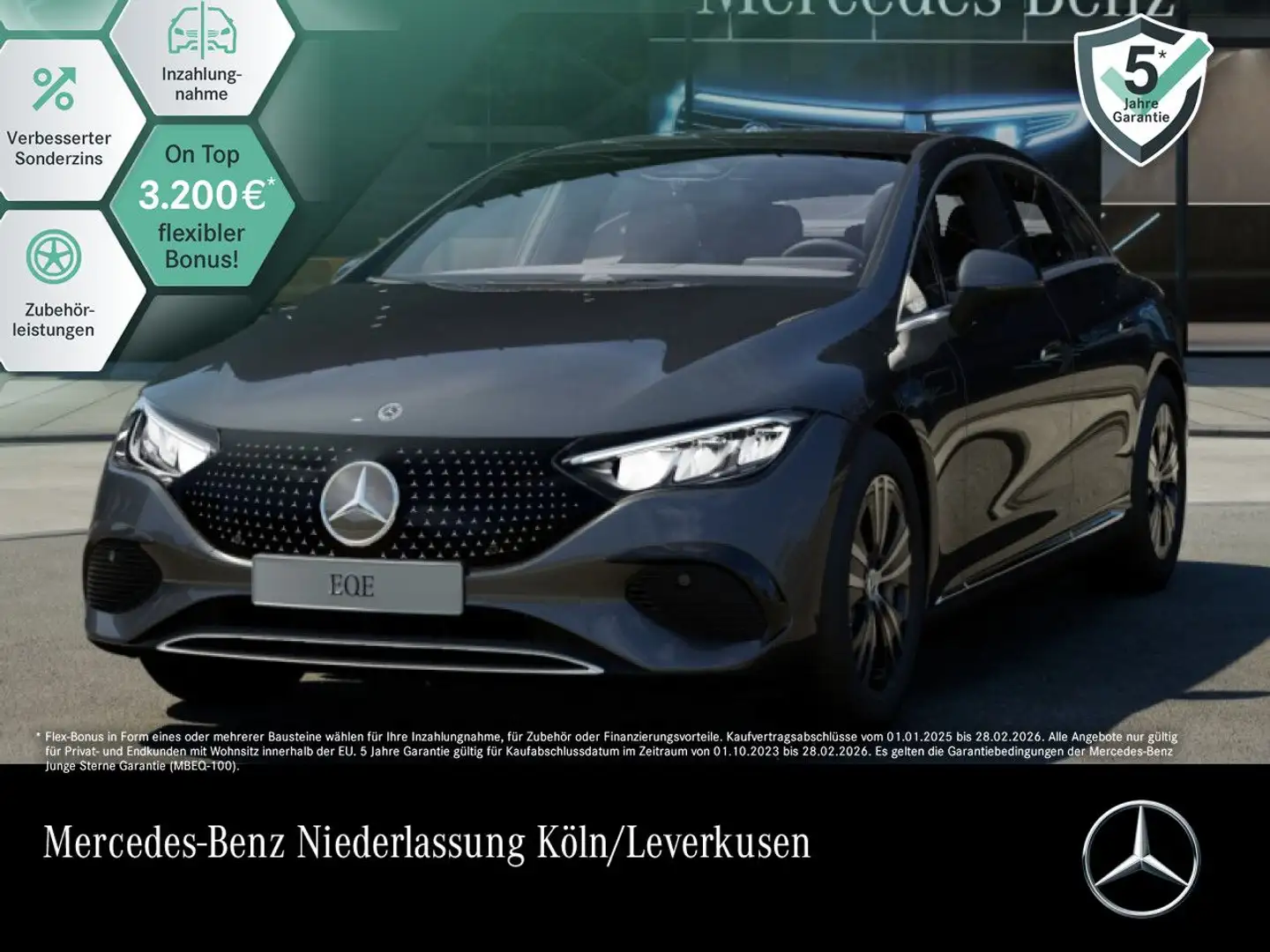 Mercedes-Benz EQE 350 Avantgarde WideScreen Airmat Pano Distr. Grau - 1