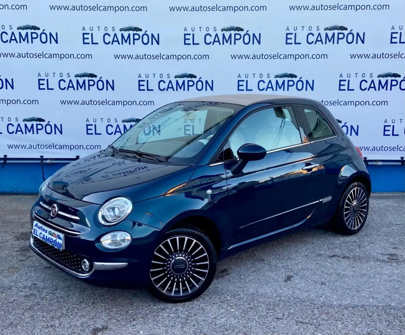 Fiat 500C 1.2 Lounge Azul - 1