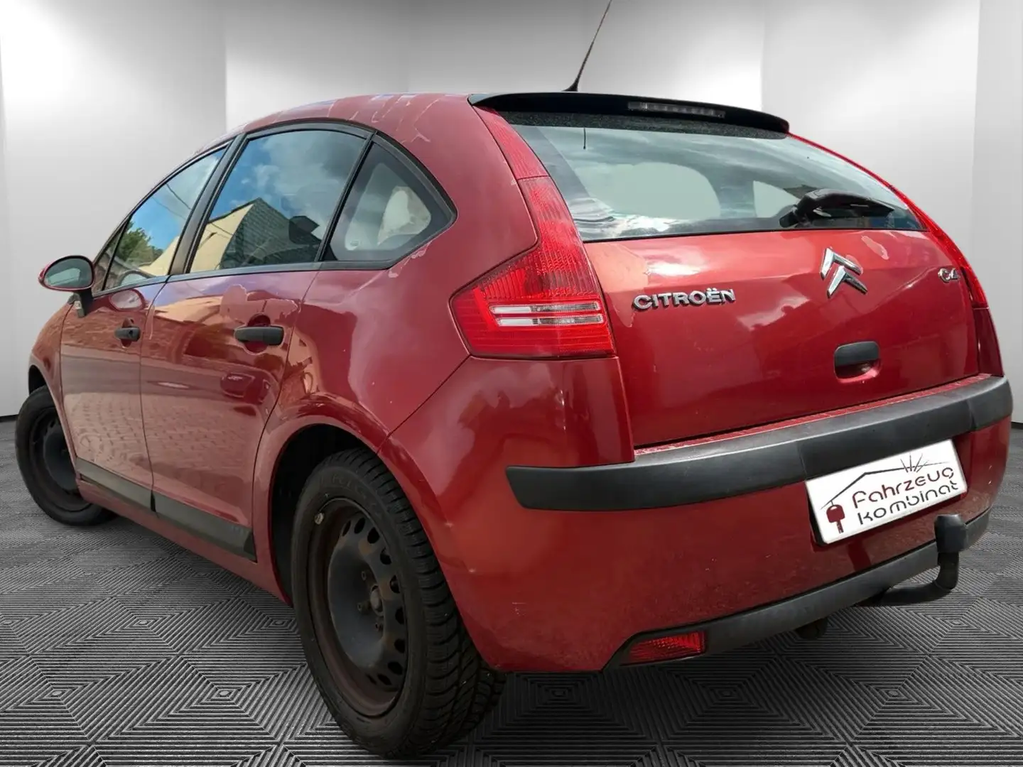 Citroen C4 Lim. Style*TÜV 10/2026*2.HAND*KLIMA*96.000km* Rot - 2