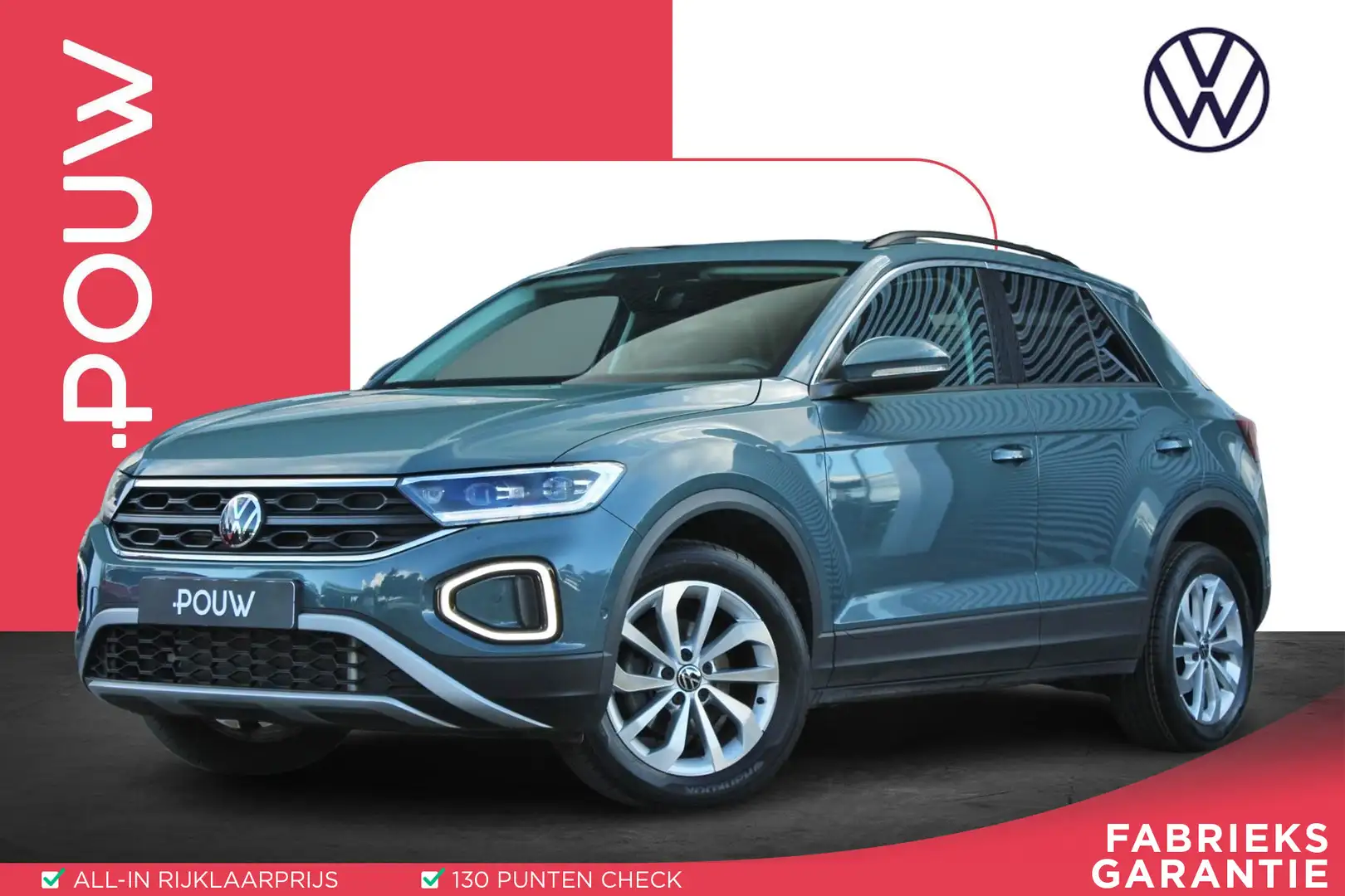 Volkswagen T-Roc 1.5 TSI 150pk DSG Life | LED IQ Light Koplampen | Blau - 1