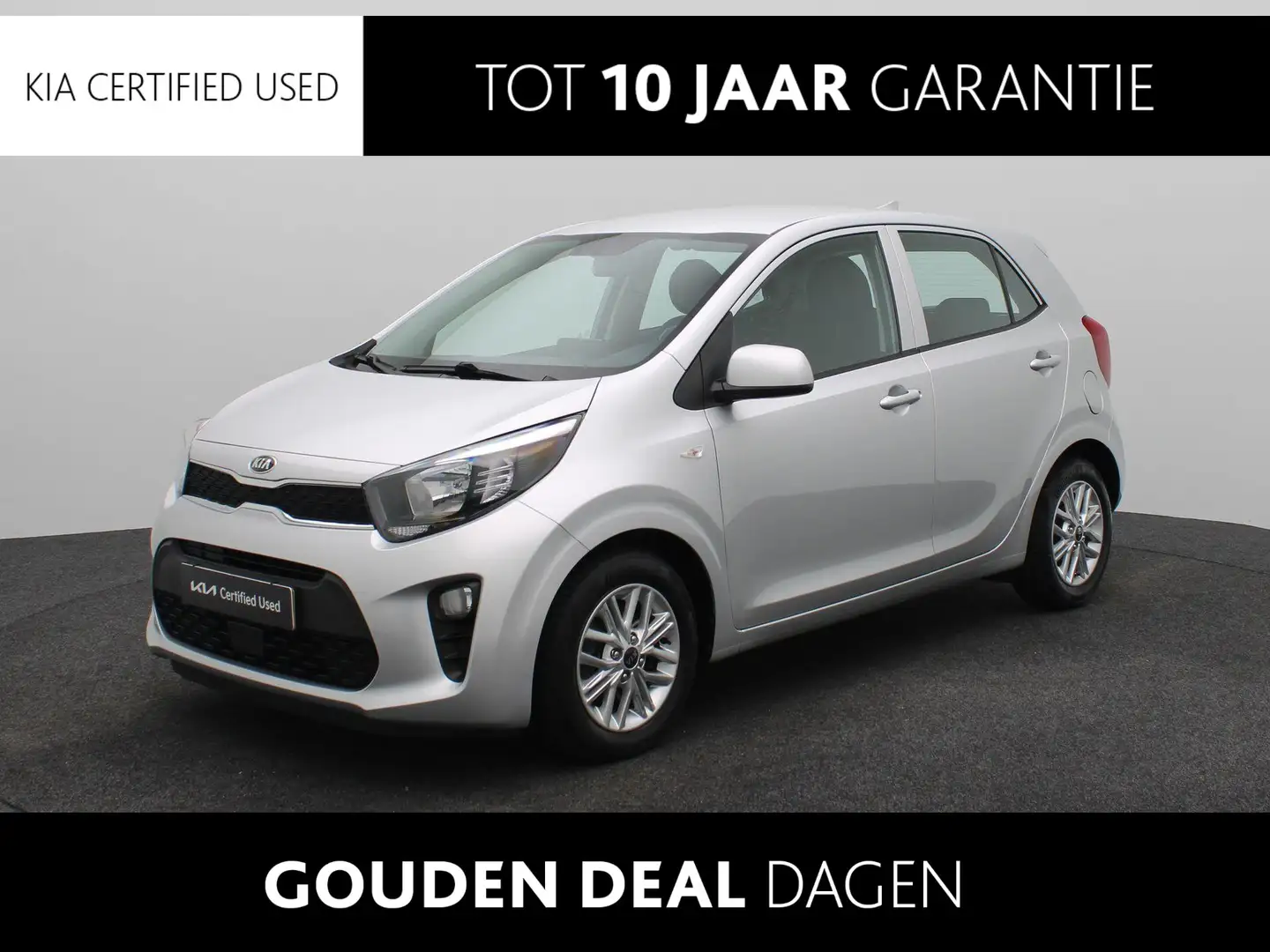 Kia Picanto 1.0 DPi DynamicLine Apple Carplay & Android Auto | Grijs - 1