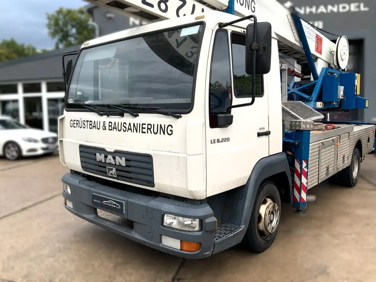 MAN 8.163 L2000 Klaas K28-34 Autokran Dachdeckerkran, foto 2