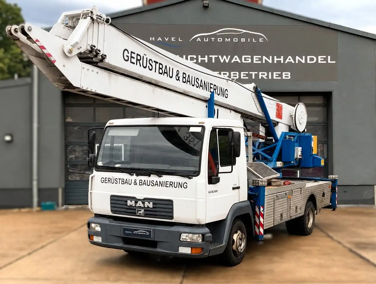 MAN 8.163 L2000 Klaas K28-34 Autokran Dachdeckerkran, foto 1