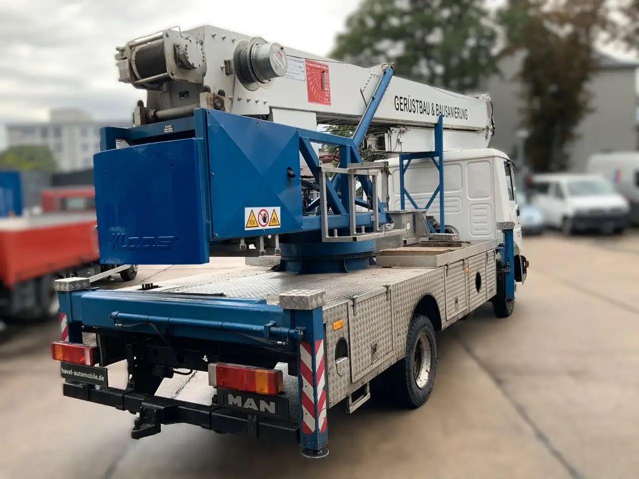 MAN 8.163 L2000 Klaas K28-34 Autokran Dachdeckerkran, foto 7