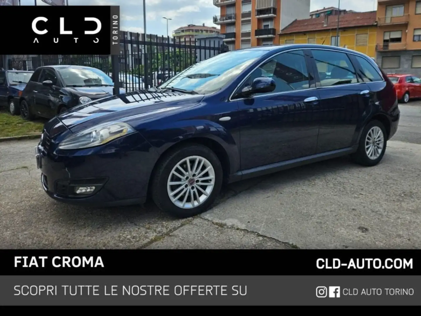 Fiat Croma 1.9 Multijet 16V Dynamic Blau - 1