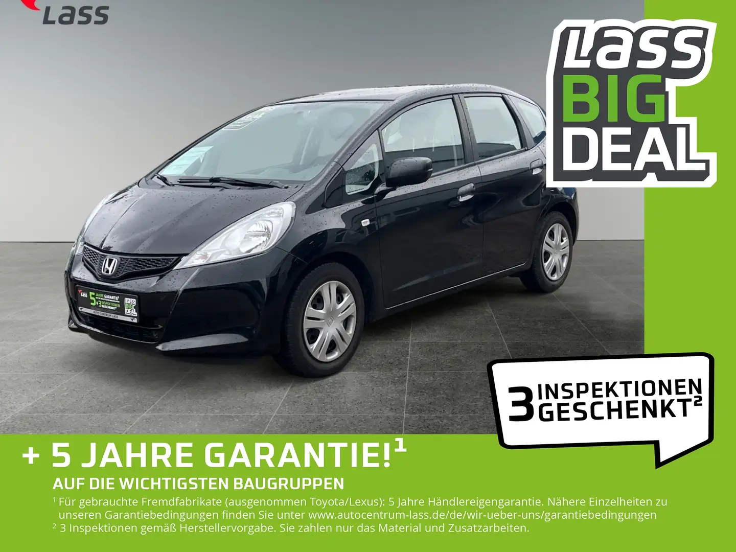 Honda Jazz 1.2 S Cool +Klimaanlage+ZV+Bordcomputer+ Schwarz - 1