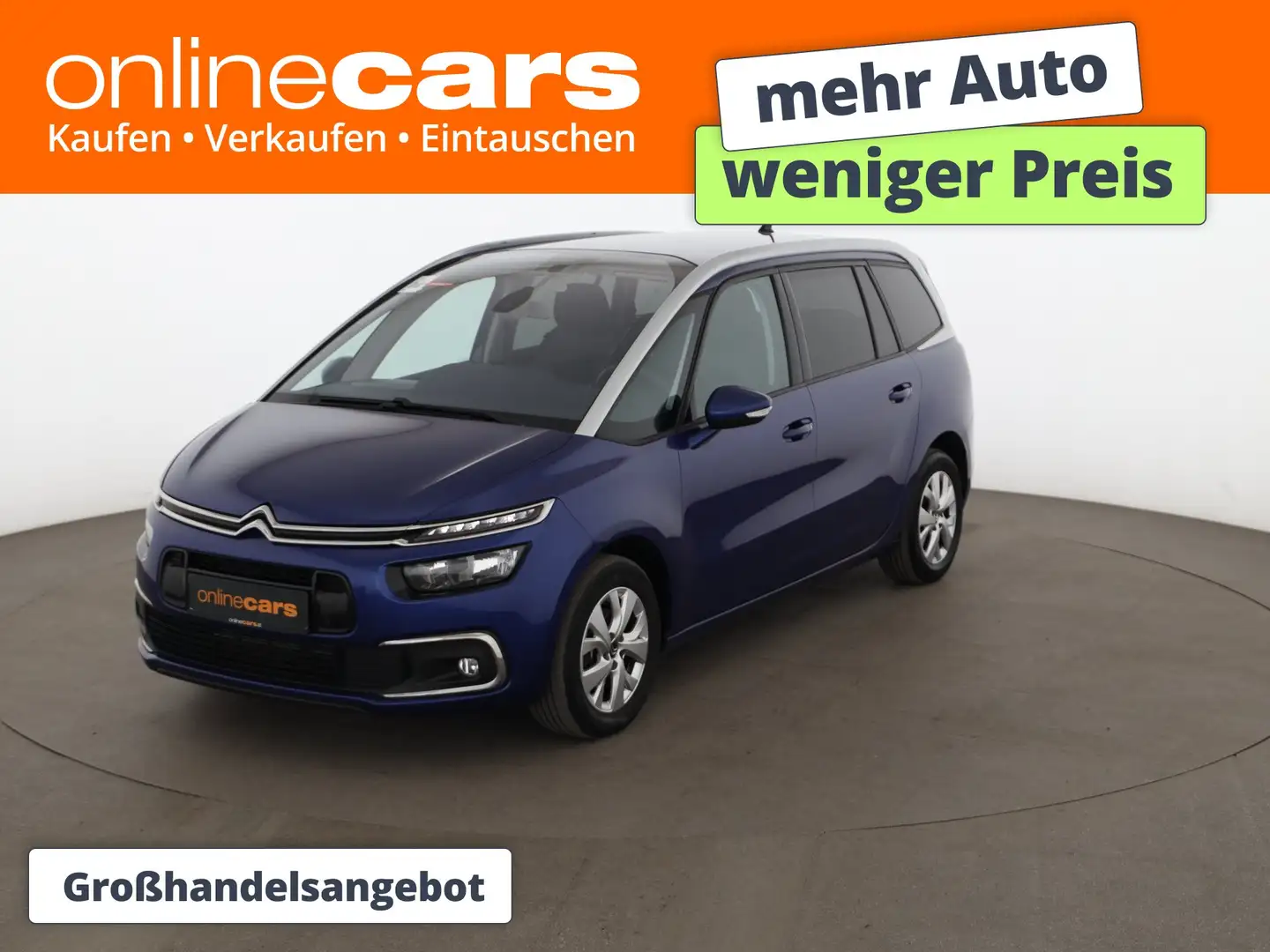Citroen Grand C4 SpaceTourer 1.5 BlueHDi 130 7-SITZER AHK Blau - 1