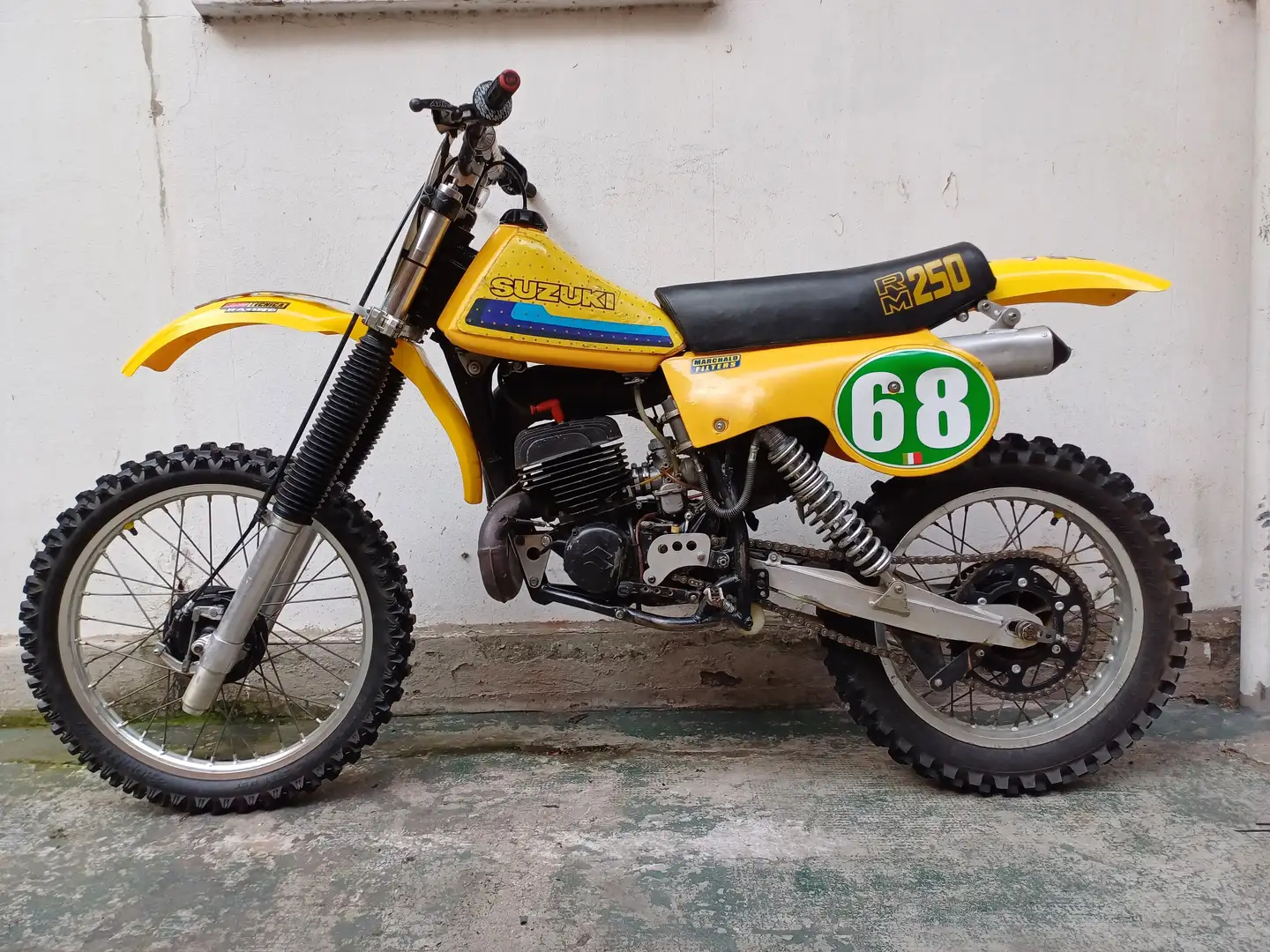 Suzuki RM 250 Motocross , uso pista Żółty - 2