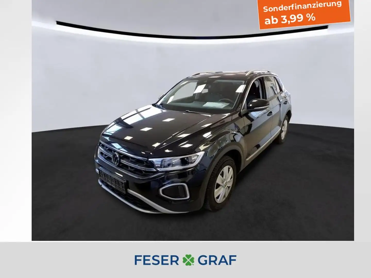 Volkswagen T-Roc Style 2.0 TDI 7-DSG 4MOTION AHK NAVI Schwarz - 1