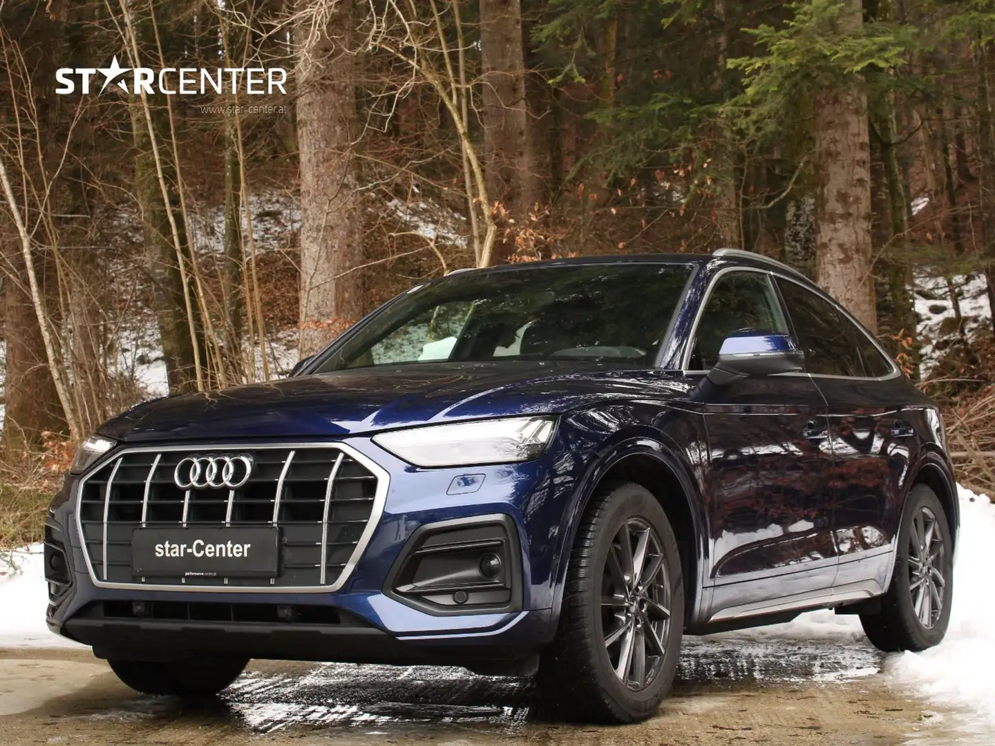Audi Q5 Sportback 35 TDI advanced Blau - 1
