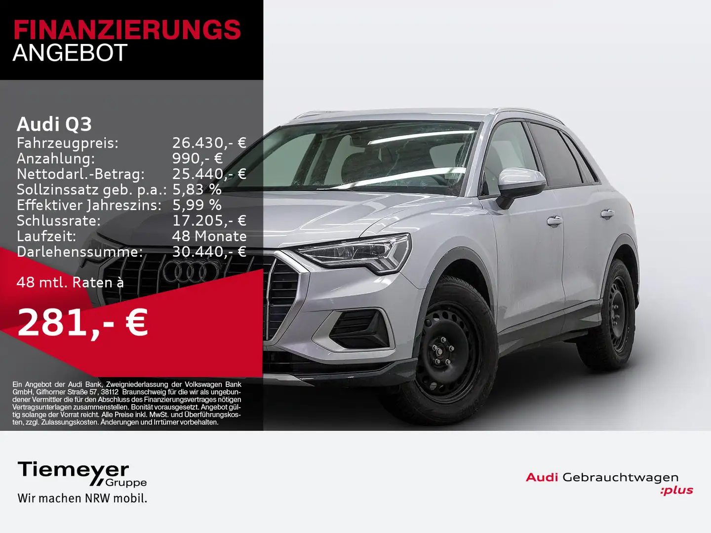 Audi Q3 35 TFSI ADVANCED LED AHK KOMFORTPKT Violett - 1