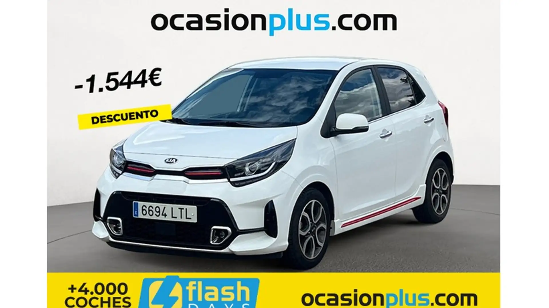 Kia Picanto 1.0 T-GDi GT-Line Blanc - 1