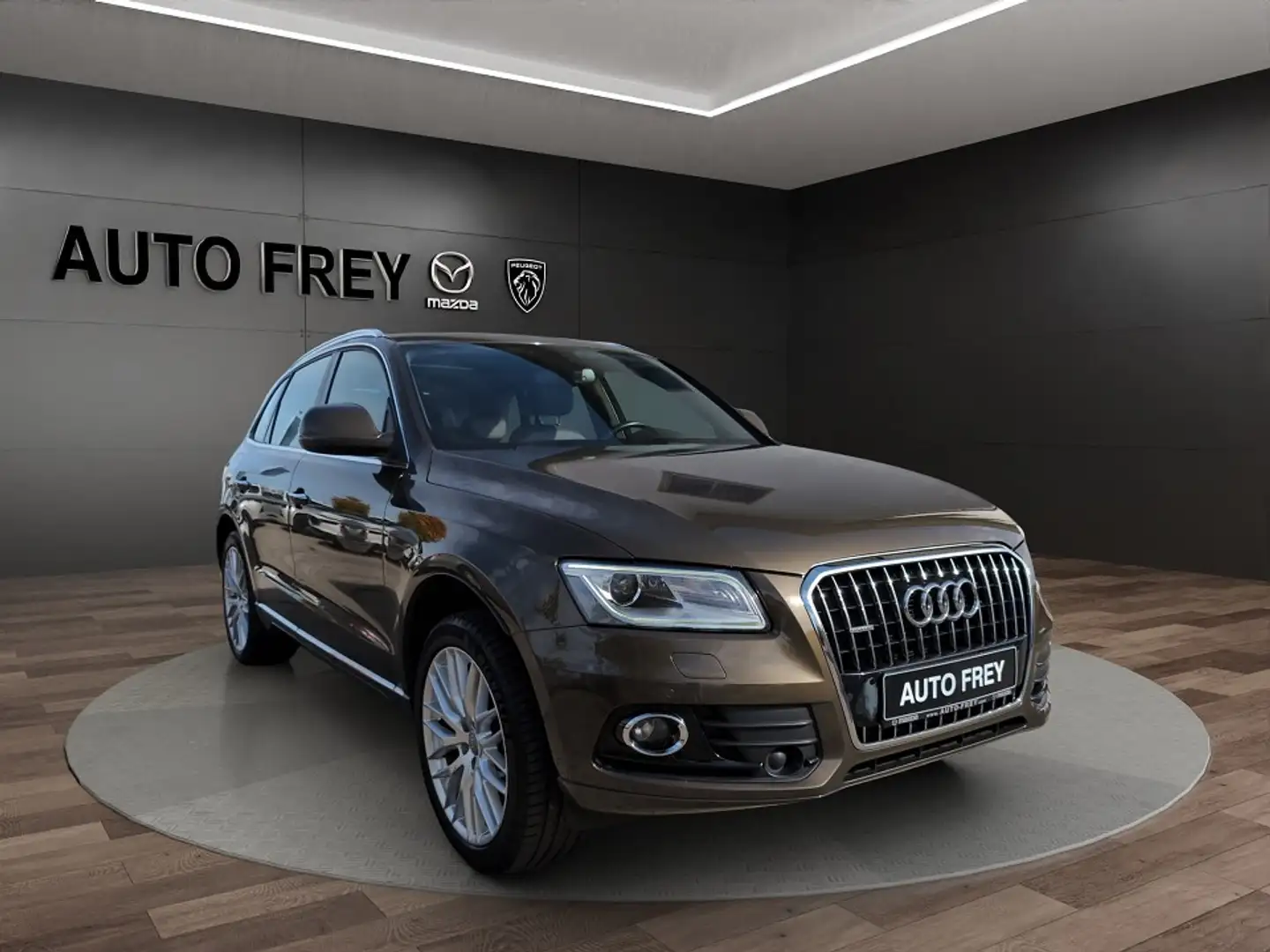 Audi Q5 2.0 TFSI Quattro Tiptronic+LEDER+PANO+XENON+STANDH Brun - 1