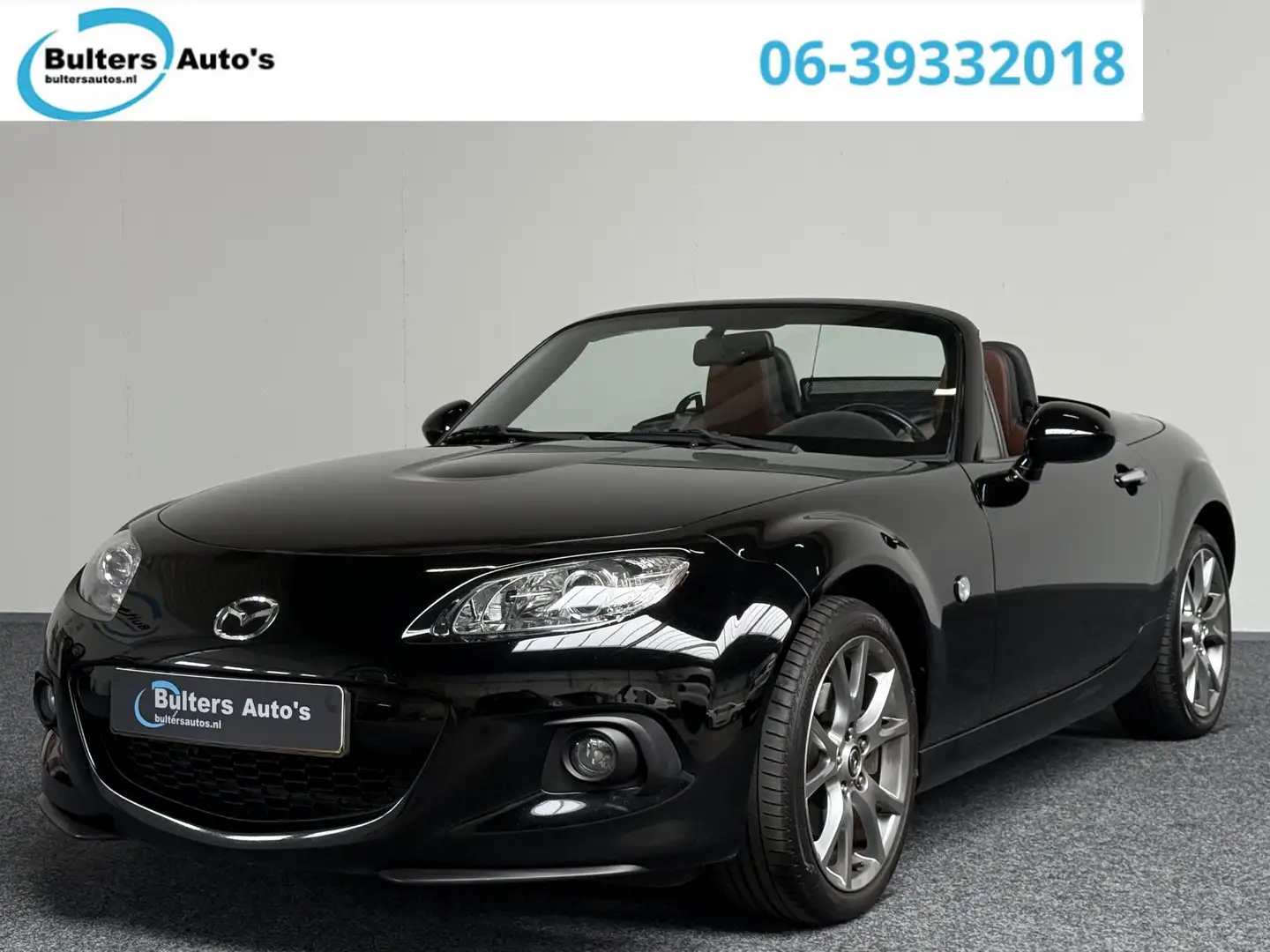 Mazda MX-5 Roadster Coupé 1.8 Hanabi HARDTOP | LEDER | NAVI Zwart - 1