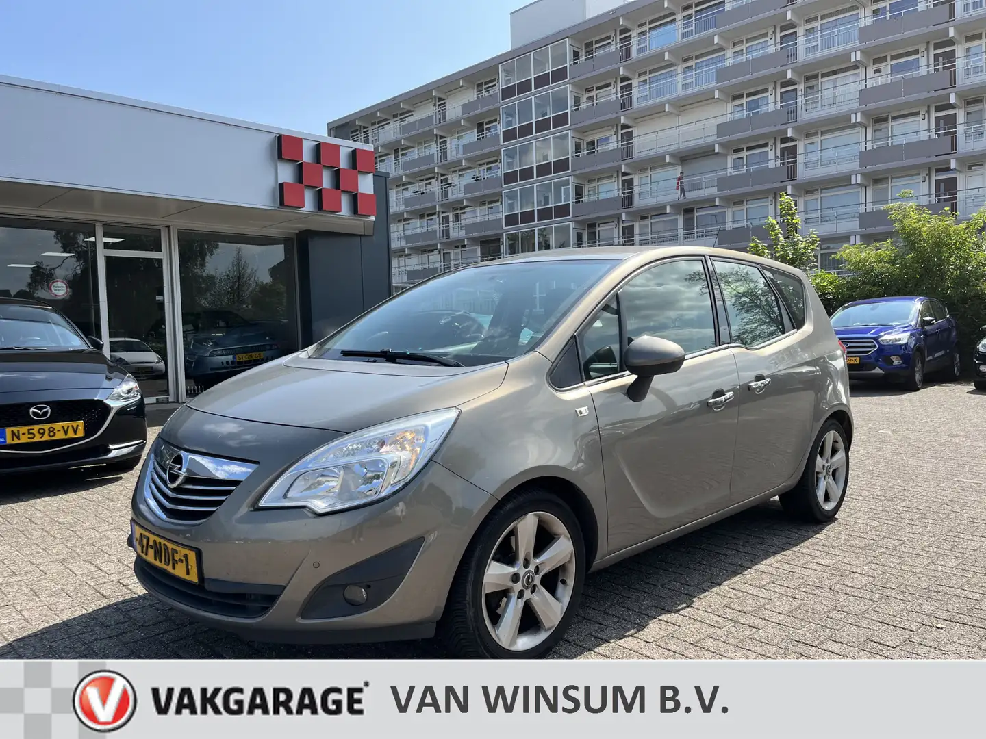 Opel Meriva 1.4 Turbo Edition Airco Lmv Cruise Pdc Nap Marrón - 1
