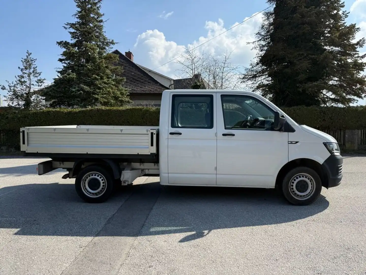 Volkswagen T6 Transporter Pritsche Doppelkabine lang 14900€ NETTO *5 SITZER* Weiß - 2