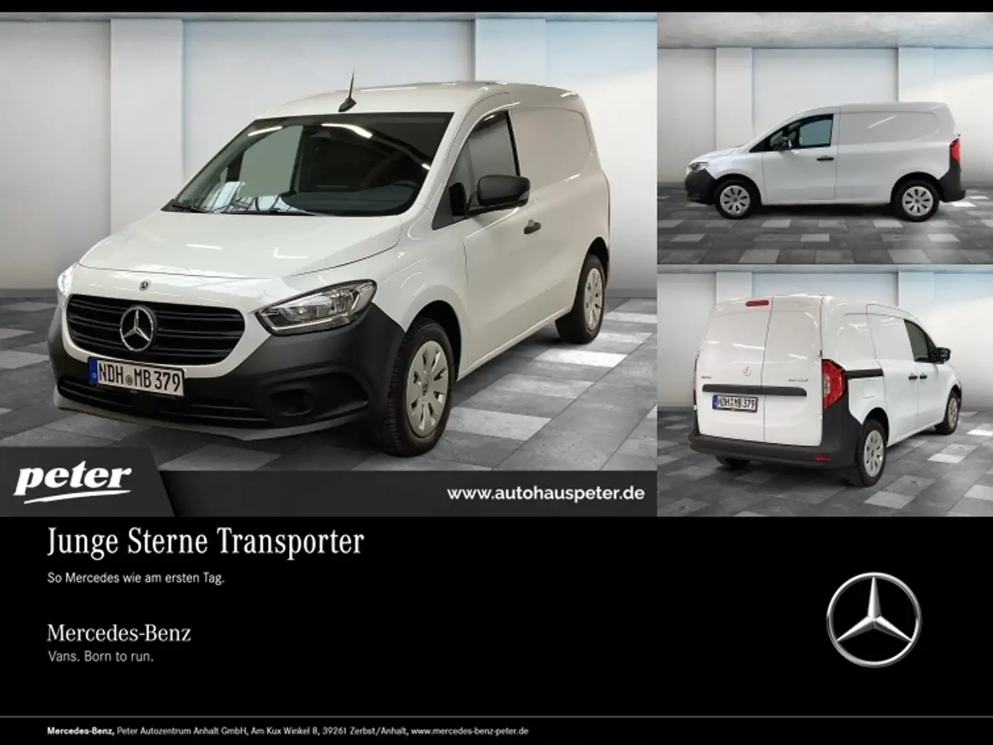 Mercedes-Benz Citan 112 CDI Hecktüren/MBUX/Klima/Navi Weiß - 1