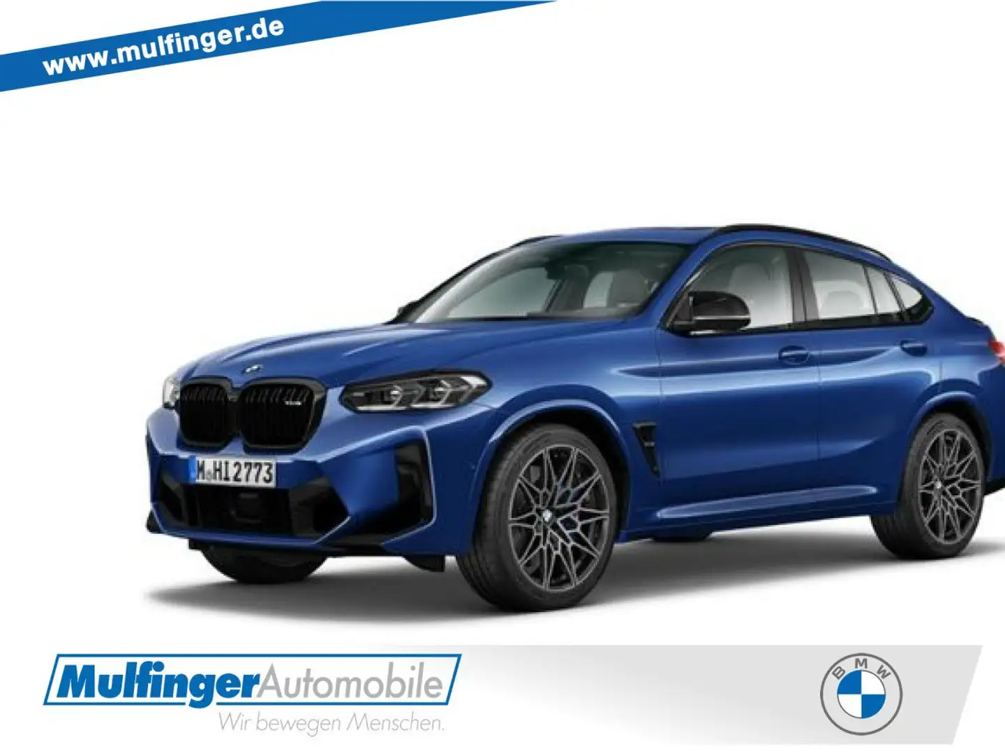 BMW X4 M X4M Comp HUD ACC PanoD.Kamera LiveProf.H/K 21" LED Blau - 1