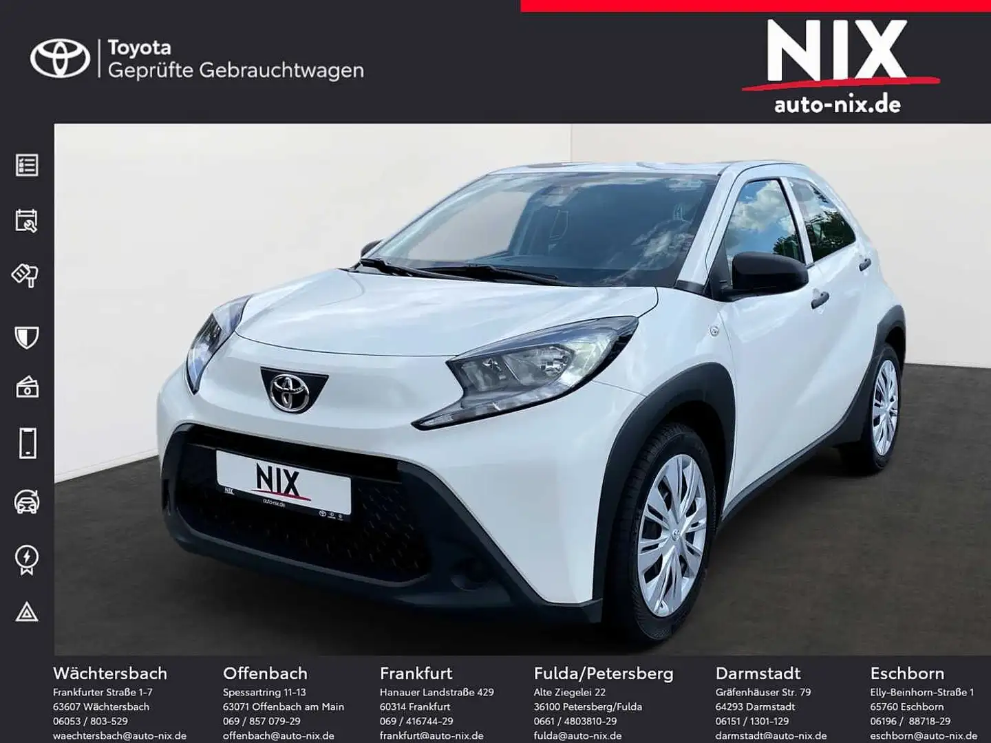 Toyota Aygo X 1.0 VVT-i Android Auto Weiß - 1