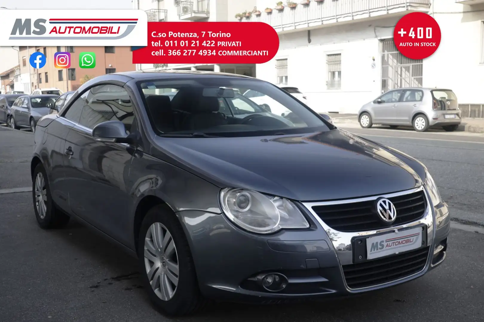 Volkswagen Eos Volkswagen Eos Coupe Cabriolet 1.6 16V FSI Unico Gri - 1