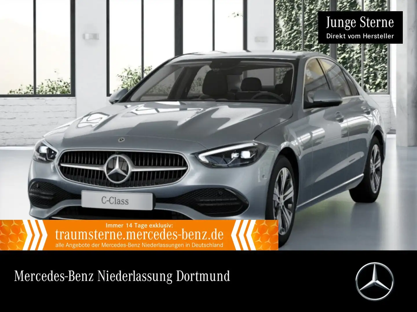 Mercedes-Benz C 180 AVANTG+360+LED+KEYLESS+9G Silber - 1
