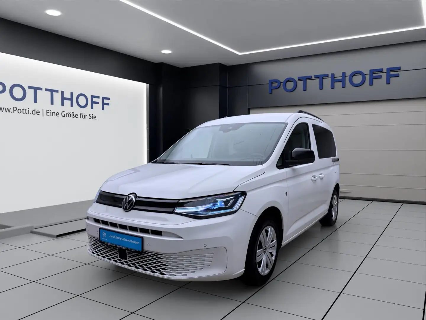 Volkswagen Caddy 2.0 TDI KOMBI KR NAVI KLIMA KAMERA LED Weiß - 1