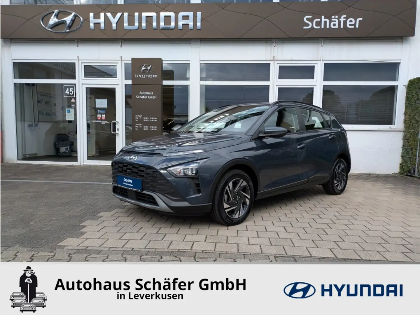 Hyundai BAYON Select DAB SHZ LenkradHZG Temp Klima Notbremsass. Grau - 1