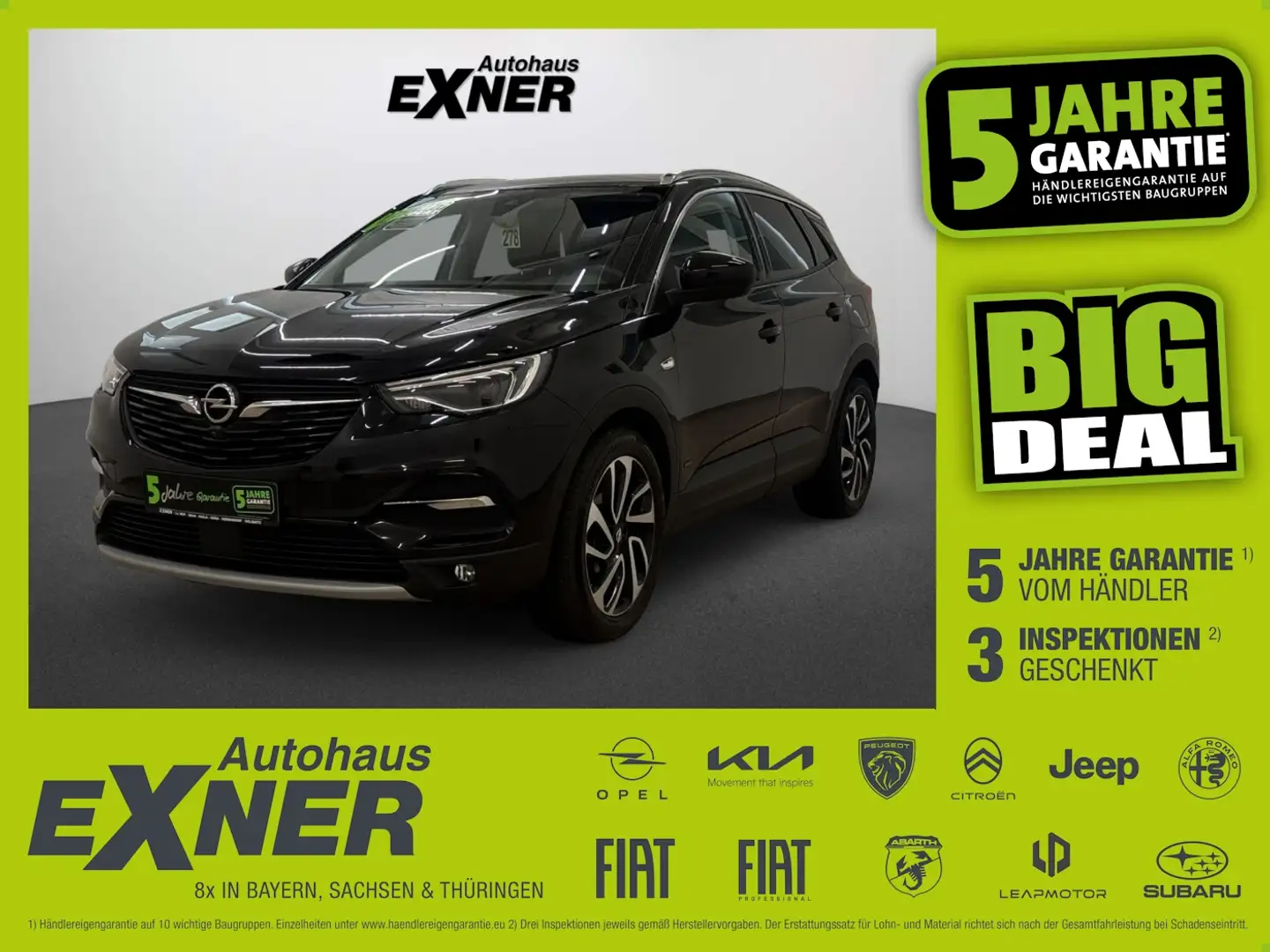 Opel Grandland X 1.6 Turbo Hybrid 4 ULTIMATE Navi, LED Чёрный - 1