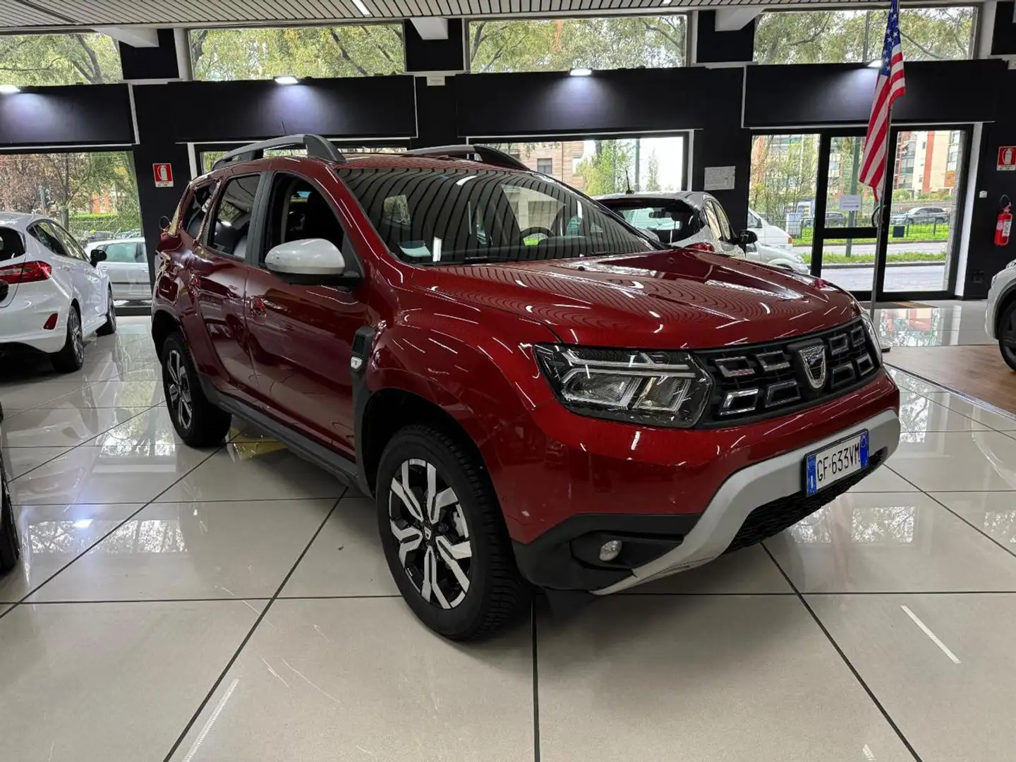 Dacia Duster 1.0 TCe 100 CV ECO-G 4x2 Prestige Rosso - 1