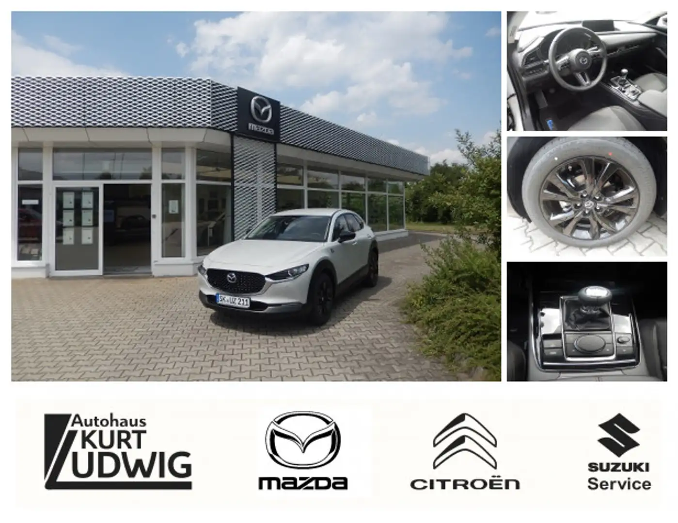 Mazda CX-30 5WGN 2.0L e-SKYACTIV G 122ps 6MT FWD Homura Weiß - 1