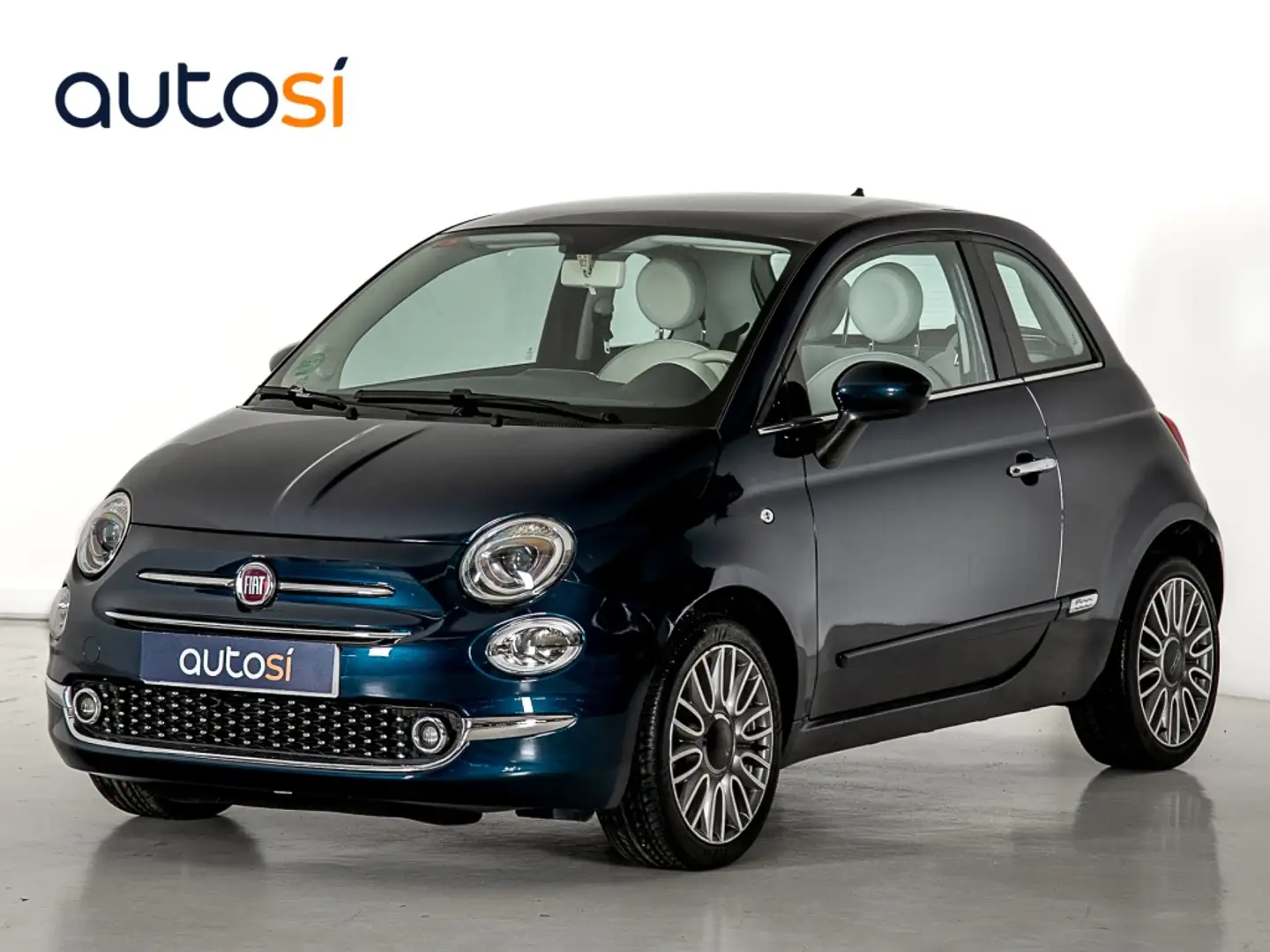 Fiat 500 1.2 LOUNGE EU6 3P Azul - 1