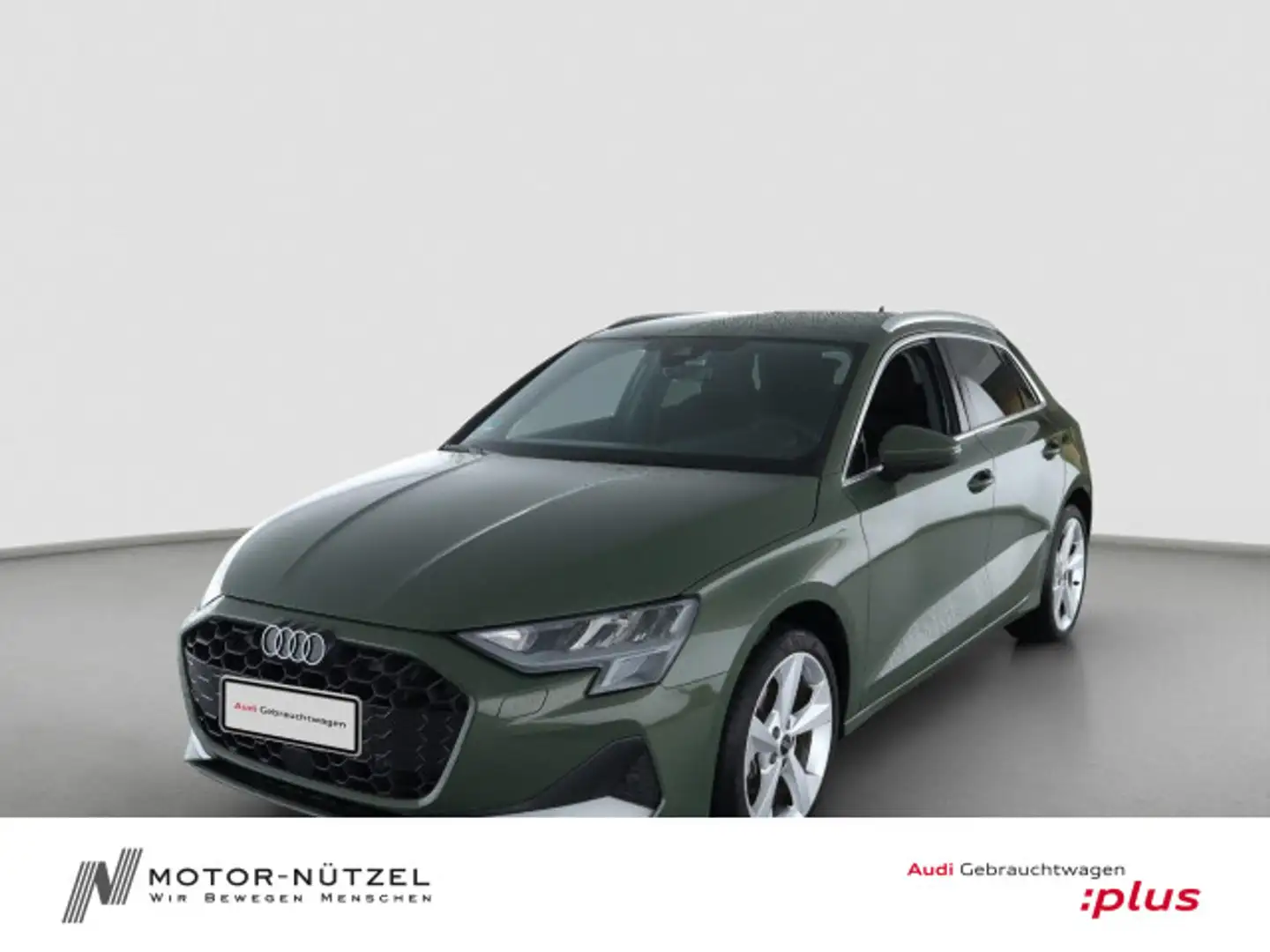 Audi A3 30 TFSI S-TR ADVANCED NAVI+RFK+AHK Grün - 1